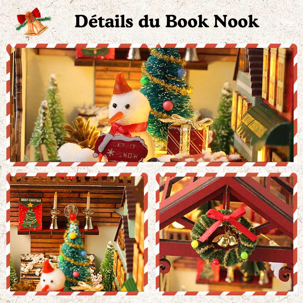 Book Nook Kit Maison de Noël