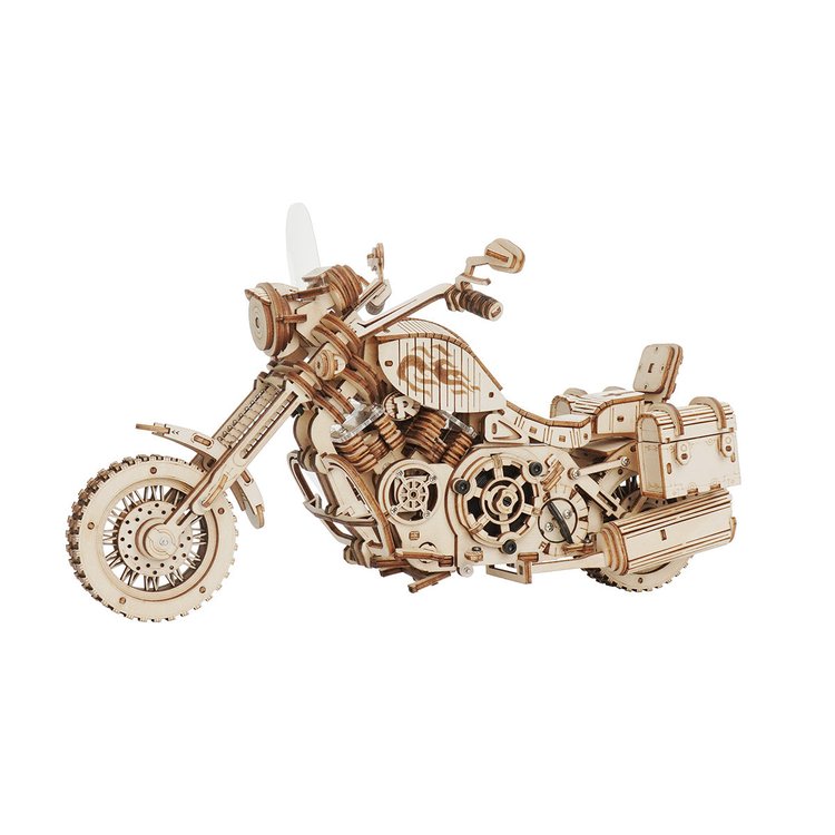 Puzzle en Bois 3D Moto Cruiser