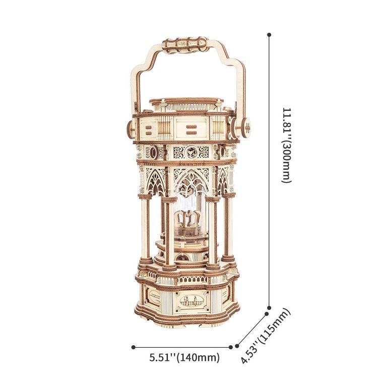 Lanterne Victorienne Puzzle 3D Bois